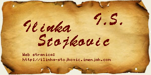 Ilinka Stojković vizit kartica